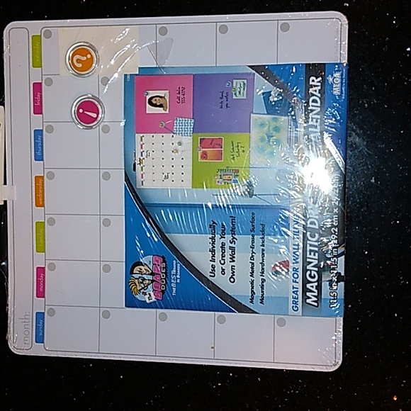 New The Board Guys Magnetic Dry Erase One Month Calendar - Picture 2 of 4